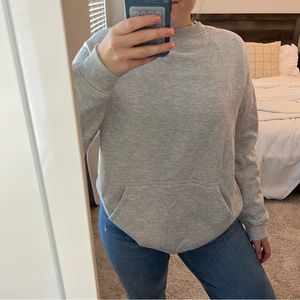 Danskin Crew Neck Sweatshirt with Front Pocket